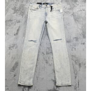 NEW Tilly's RSQ Jeans Mens 32X32 Blue Skinny Vintage Flex Distressed Stretch
